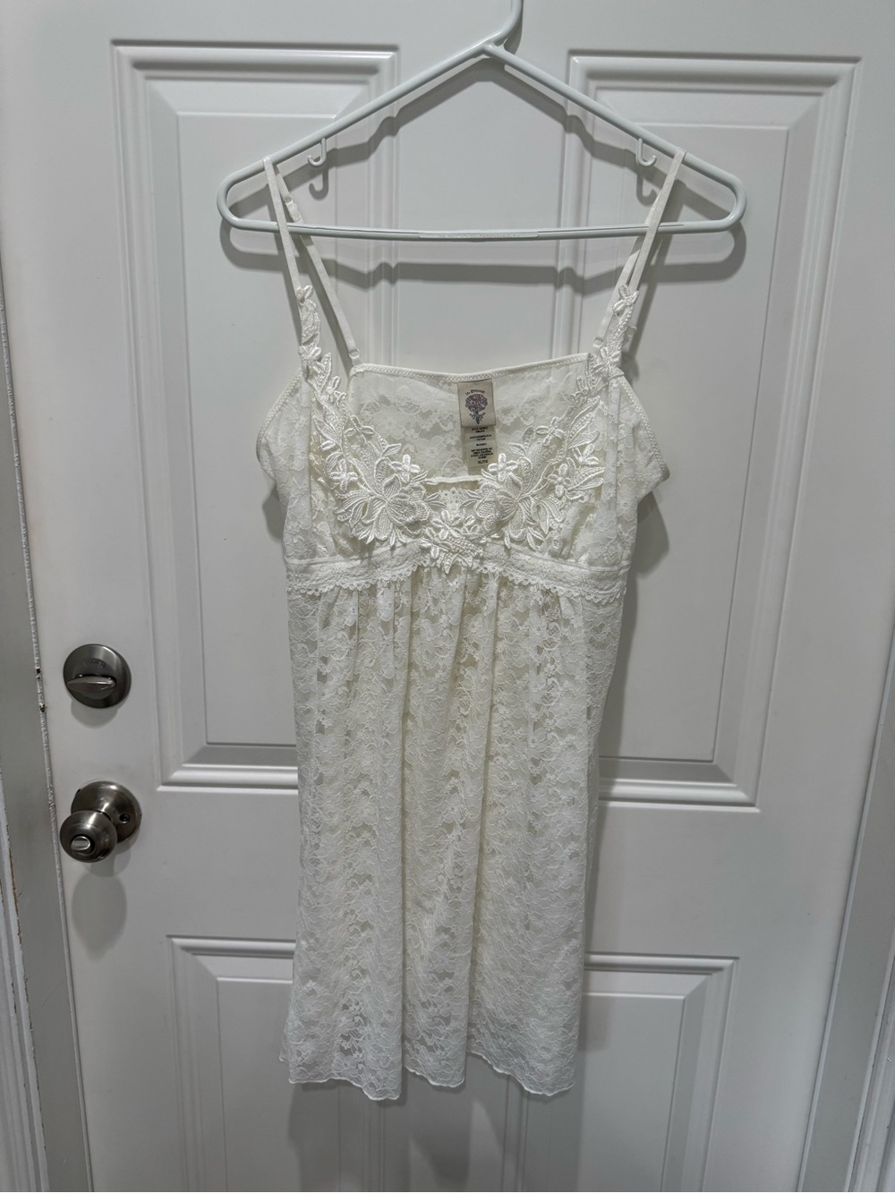 In Bloom Ivory Lace Floral Chemise Slip